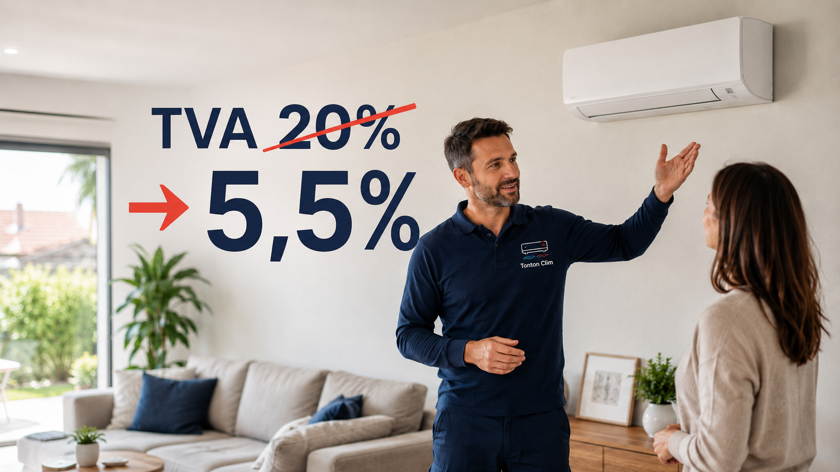TVA à 5,5 % sur la climatisation réversible en 2026 : qui y a droit ?