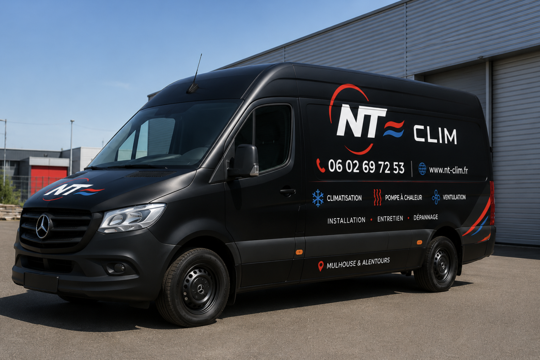 Camionette Tonton Clim climatisation pompe à chaleur Mulhouse Alsace